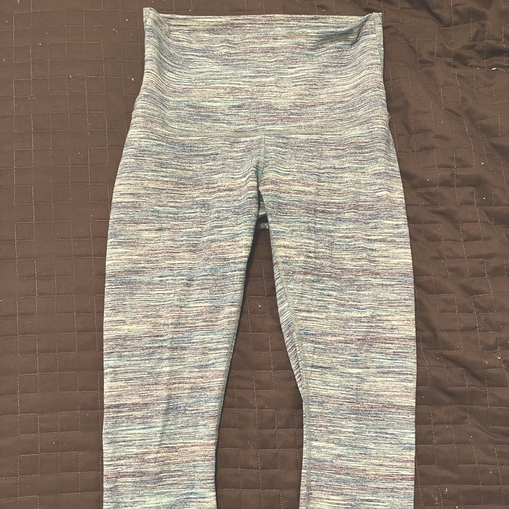 Lululemon Teal Space Dye Crop